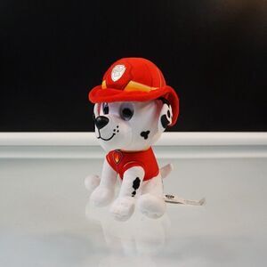Gund Paw Patrol Marshall Marcus Plush Stuffed Animal Toy Firefighter Uniform 6"